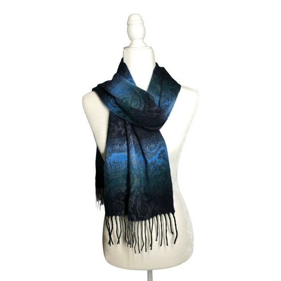 Steve Madden Paisley Scarf Made in Italy 4  Ombre Colors to Choose! - Picture 3 of 11